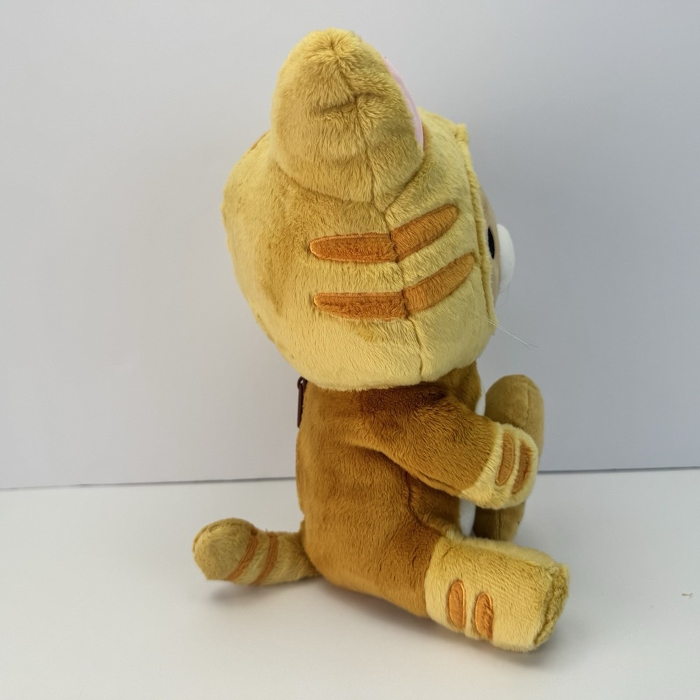 San-X Rilakkuma 14" Tiger Plush Holding Taiyaki Fish Zipper Pocket Brand New NWT - Picture 11 of 16